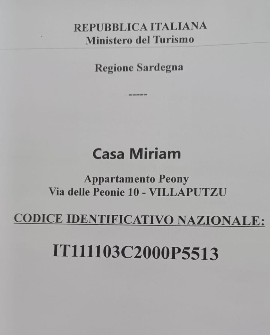 Casa Miriam - Appartamenti Vacanze Villaputzu Dış mekan fotoğraf